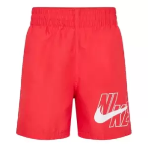 Nike 4 Volley Swim Shorts Junior Boys - Red