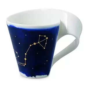 Villeroy & Boch NewWave Stars Mug Scorpio, 300ml Blue/White