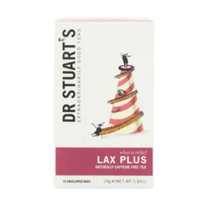 Dr Stuarts Lax Plus Enveloped Tea 15 Bags x 4