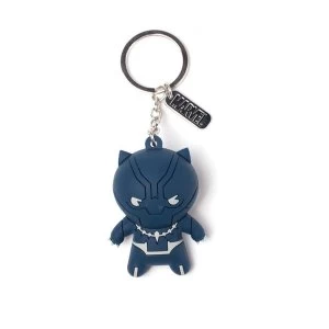 Marvel Comics - Black Panther Kawaii Keychain - Blue