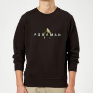 Aquaman Title Sweatshirt - Black - XXL