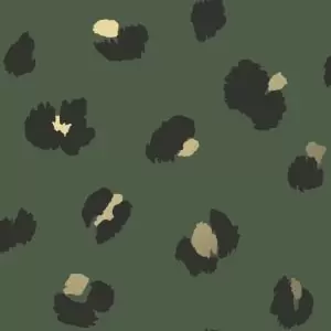 Holden Large Leopard Spot Green Wallpaper