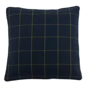 Furn Ellis Windowpane Check Cushion Cover (45 x 45 cm) (Navy)