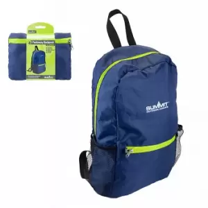 Summit 15L Pack Away Backpack Bag 15 Litre - Navy