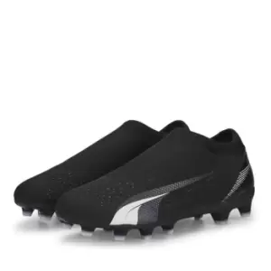 Puma Ultra.3 Firm Ground Football Boots Junior Boys - Black