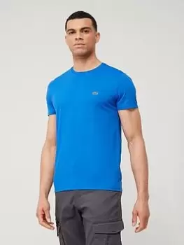 Lacoste Classic Logo Pima Cotton T-Shirt - Blue, Size S, Men