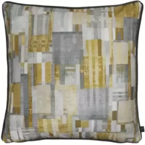 Prestigious Textiles Gisele Geometric Cushion Cover (50cm x 50cm) (Amber)