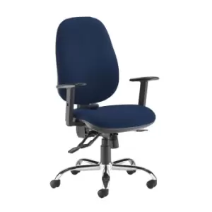 Dams MTO Jota Ergo 24HR Ergonomic Asynchro Task Chair - Curacao Blue