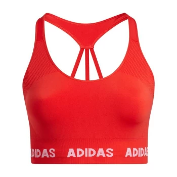 adidas Training Aeroknit Bra (Plus Size) Womens - Vivid Red