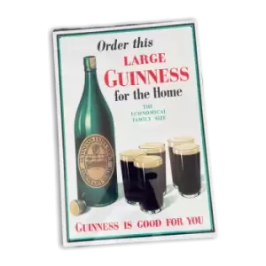 Sign Retro Advertising Large Guinness For Home Vintage Metal Sign