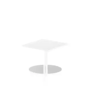 Italia Poseur Table Square 600/600 Top 475 High White