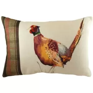 Evans Lichfield Hunter Pheasant Cushion Cover (40cm x 60cm) (Multicoloured) - Multicoloured