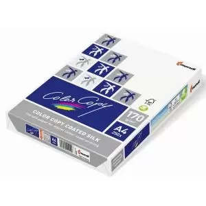 Color Copy Card Premium Coated Silk A4 170gsm FSC White Ref CCS0170