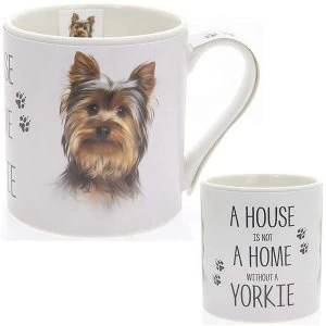 Fine China Yorkie Mug By Lesser & Pavey