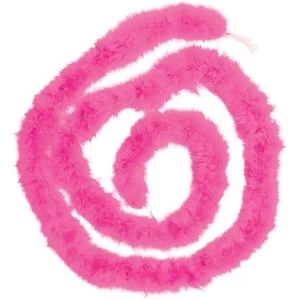 Marabou Boa Fancy Dress Accessory (Pink)