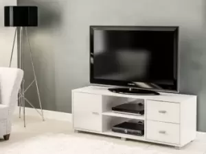 Birlea Covent White High Gloss TV Unit