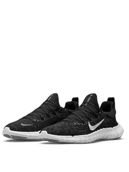 Nike Free Run 5.0 - Black/White, Size 4, Women