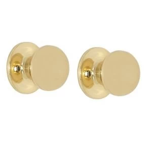 Polished Brass effect Internal Round Latch Door knob Set