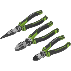 Sealey AK8376HV 3 Piece High Leverage Hi Vis Plier Set