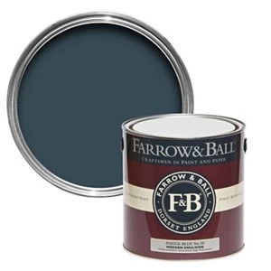 Farrow & Ball Modern Hague blue No. 30 Matt Emulsion Paint 2.5L