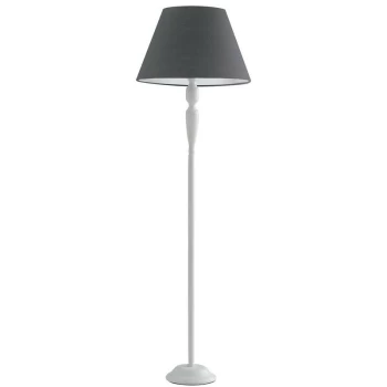 Fan Europe Lighting - Fan Europe FAVOLA Floor Lamp with Tapered Shade White, Fabric 45x155cm