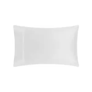 Premium Blend 500 Thread Count Cotton Rich Sateen Housewife Pillow Cases, White, Pair - Belledorm