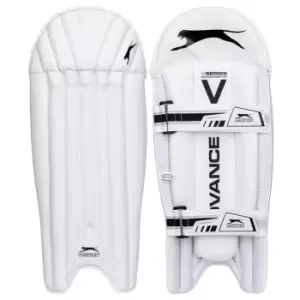 Slazenger Advance Wicket Keeper Pads Juniors - White