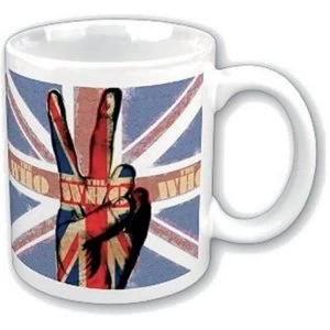 The Who - Peace Fingers Boxed Standard Mug