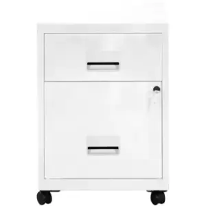 Pierre Henry Combi Filing Cabinet 2 Drawer - White