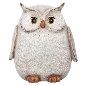 Country White Owl Small Ornament