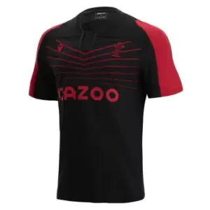 Macron Wales Rugby Training Top 2021 2022 - Black