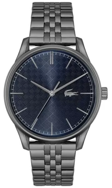 Lacoste 2011191 Mens Vienna Blue Dial Grey Plated Watch