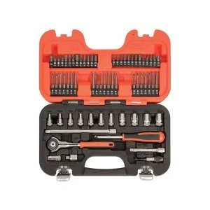 Bahco SW65 Swivel Socket Set of 65 Metric 1/4in Drive