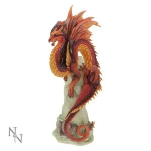 Ruby Sentinel Dragon Figurine