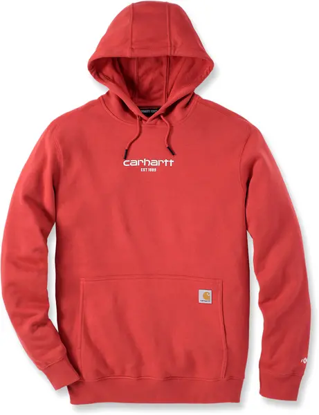 Carhartt Lightweight Logo Graphic Hoodie, red, Size L