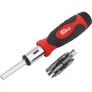 Draper 14 Piece Ratcheting Screwdriver and Bit Set