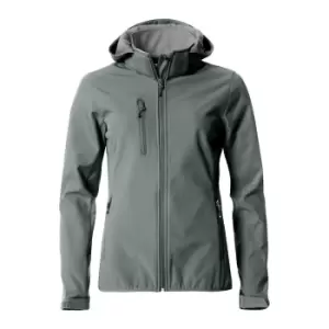 Clique Womens/Ladies Plain Soft Shell Jacket (S) (Pistol)