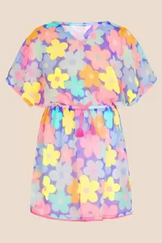 Retro Floral Kaftan