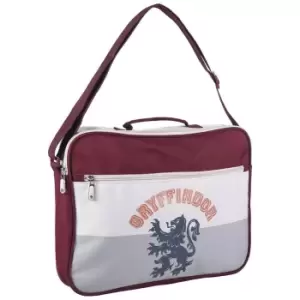 Harry Potter Gryffindor Messenger Bag (One Size) (Grey/Burgundy)