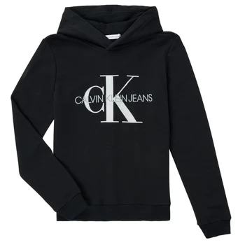 Calvin Klein Jeans TRINIDA boys's Childrens sweatshirt in Black - Sizes 8 years,10 years,12 years,14 years,16 years