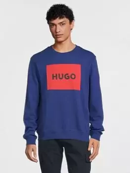 HUGO Duragol222 Sweatshirt - Medium Blue, Size 2XL, Men