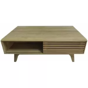 Bo Living - Riviera Oak Copen Rectangular Coffee Table with storage, W119.1xD59.xH43.6cm - Riviera Oak