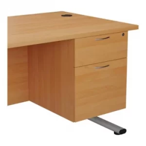 Jemini Beech 2 Drawer Fixed Pedestal TESHP2BE