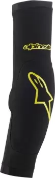 Alpinestars Paragon Plus Elbow Protectors, black-yellow, Size XL, black-yellow, Size XL