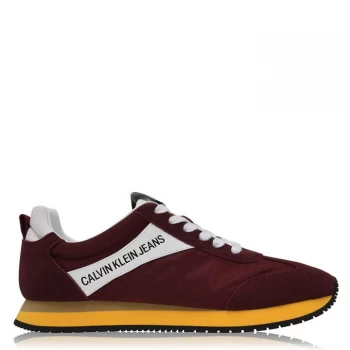 Calvin Klein Jeans Jill Trainers Ladies - Beet Red