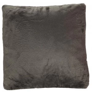 Linea Linea Supersoft Fleece Cushion - Grey