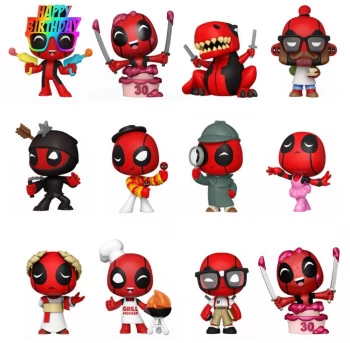 Marvel Deadpool 30th Anniversary - Mystery Mini Blind Funko Mystery Minis multicolor