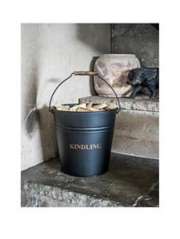 Ivyline Black Kindling Bucket