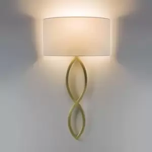 Caserta Wall Light Matt Gold (Shade Not Included), E27