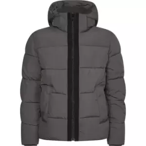 Calvin Klein Crinkle Nylon Puffer Jacket - Grey